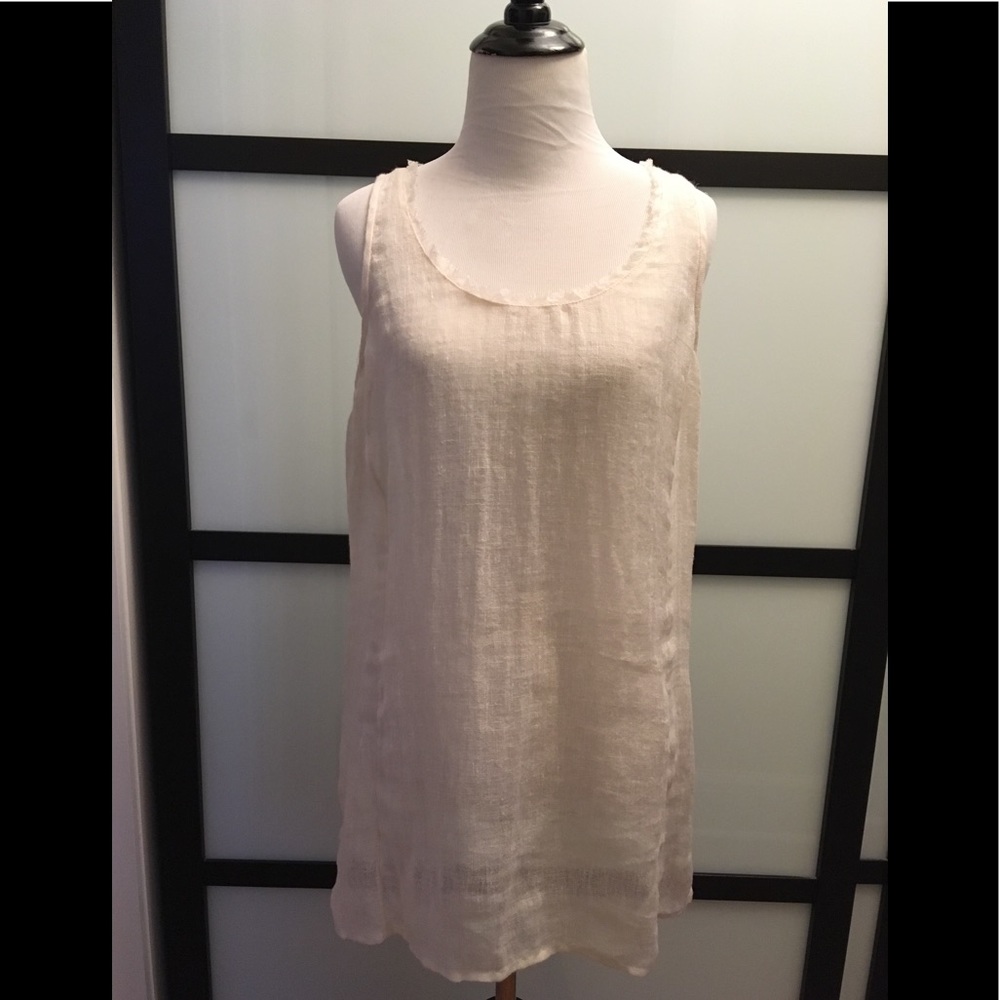 Eileen Fisher Linen Easy Layering Tunic Sleeveless